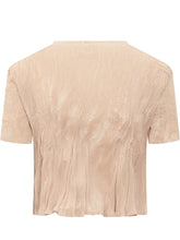 Cropped Short Sleeve Top with Crew Neck - Collezione Happy Birthday | Lidia Shopping