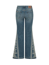 BA&SH - Jeans with Pockets and Flared Hem - Blue | Lidia Shopping | Official Website
