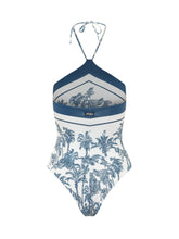 Costume Intero Meryem con Stampa e Allacciatura al Collo - Abbigliamento Donna | Lidia Shopping