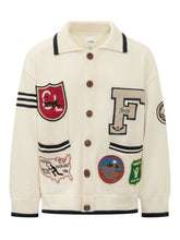 Cardigan con Bottoni e Patch Ricamate - Abbigliamento Uomo | Lidia Shopping