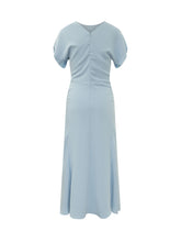 Abito Midi con Drappeggio - Abbigliamento Donna | Lidia Shopping