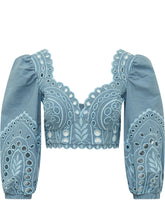 Top Luna con Spalline e Ricamo - Abbigliamento Donna | Lidia Shopping