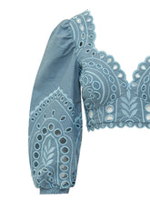 Top Luna con Spalline e Ricamo - Abbigliamento Donna | Lidia Shopping