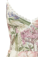 CHARO RUIZ IBIZA - Abito Corto con Stampa Floreale - Bianco | Lidia Shopping ® | Official Website