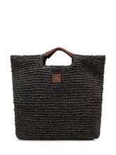 SUNDEK - Borsa Tote Intrecciata con Manici Integrati - Nero | Lidia Shopping | Official Website