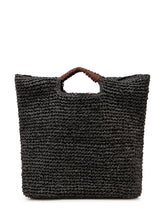 SUNDEK - Borsa Tote Intrecciata con Manici Integrati - Nero | Lidia Shopping | Official Website