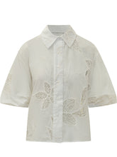 Camicia a Maniche Corte con Ricamo - Abbigliamento Donna | Lidia Shopping