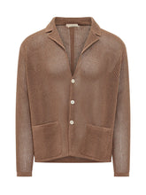 Cardigan in Maglia Traforata con Bottoni e Tasche - Abbigliamento Uomo | Lidia Shopping