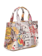 MARC JACOBS - The Small Tote Bag with Graphic Print - Multicolor | Lidia Shopping | Official Website