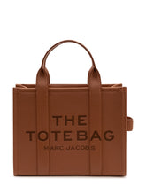 MARC JACOBS - The Medium Tote with Front Lettering - Brown - LIDIASHOPPING® - Official Website