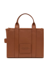 MARC JACOBS - The Medium Tote with Front Lettering - Brown - LIDIASHOPPING® - Official Website