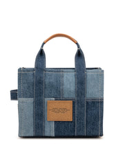 MARC JACOBS - The Small Tote Patchwork - Blu - LIDIASHOPPING® - Official Website