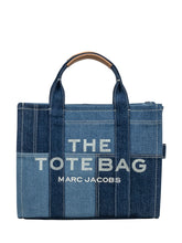 MARC JACOBS - The Medium Tote Patchwork - Blu - LIDIASHOPPING® - Official Website