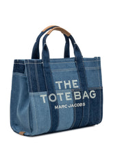 MARC JACOBS - The Medium Tote Patchwork - Blu - LIDIASHOPPING® - Official Website