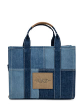 MARC JACOBS - The Medium Tote Patchwork - Blu - LIDIASHOPPING® - Official Website