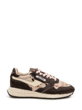 AUTRY - Sneakers Reelwind Low con Motivo Animalier - Grigio - LIDIASHOPPING® - Official Website