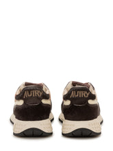 AUTRY - Sneakers Reelwind Low con Motivo Animalier - Grigio - LIDIASHOPPING® - Official Website