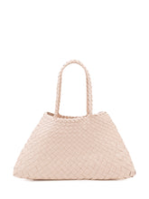 DRAGON DIFFUSION - Borsa a Mano Santa Croce Grande Intrecciata - Rosa | Lidia Shopping ® | Official Website