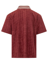 DROLE DE MONSIEUR - Camicia Monogram a Maniche Corte - Rosso - LIDIASHOPPING® - Official Website