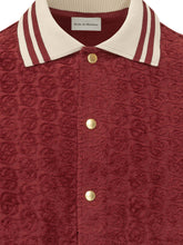 DROLE DE MONSIEUR - Camicia Monogram a Maniche Corte - Rosso - LIDIASHOPPING® - Official Website