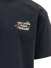 DROLE DE MONSIEUR - T-shirt Vine Slogan con Ricamo - Blu - LIDIASHOPPING® - Official Website