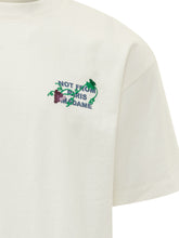 DROLE DE MONSIEUR - T-shirt Vine Slogan con Ricamo - Bianco - LIDIASHOPPING® - Official Website