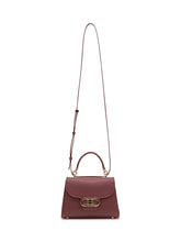 FERRAGAMO - Top Handle Bag with Flap and Logo Closure - Purple - LIDIASHOPPING® - Official Website