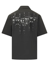 GIVENCHY - Camicia Bowling a Maniche Corte - Nero | Lidia Shopping | Official Website