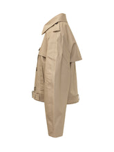 GANNI - Giacca Doppiopetto con Cintura - Beige | Lidia Shopping ® | Official Website