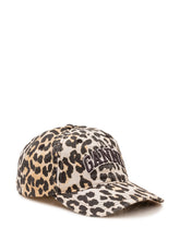 GANNI - Cappello da Baseball Animalier - Multicolore | Lidia Shopping | Official Website