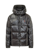 POLO RALPH LAUREN - Giacca Imbottita con Cappuccio e Tasca sul Petto - Nero - LIDIASHOPPING® - Official Website
