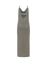 Abito Lungo con Scollo Drappeggiato - Abbigliamento Donna | LIDIASHOPPING