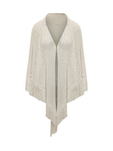 Scialle Traforato con Frange - Accessori Donna | LIDIASHOPPING