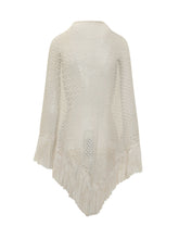 Scialle Traforato con Frange - Accessori Donna | LIDIASHOPPING