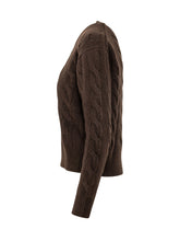 POLO RALPH LAUREN - Pullover Girocollo a Trecce - Marrone - LIDIASHOPPING® - Official Website