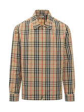BURBERRY - Ollie Plaid Shirt - Beige - LIDIASHOPPING® - Official Website