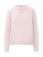 DIESEL - Maglia Areeta Girocollo - Rosa - LIDIASHOPPING® - Official Website