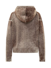 DIESEL - Hermine Zip Hoodie - Brown - LIDIASHOPPING® - Official Website