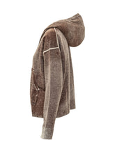 DIESEL - Hermine Zip Hoodie - Brown - LIDIASHOPPING® - Official Website