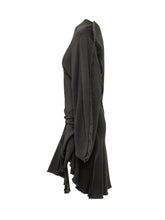 DIESEL - Ranya Short Draped Dress - Black - LIDIASHOPPING® - Official Website