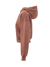 DIESEL - Felpa Elycy con Cappuccio - Rosso - LIDIASHOPPING® - Official Website