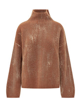 DIESEL - Amet High Neck Sweater - Brown - LIDIASHOPPING® - Official Website