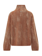 DIESEL - Amet High Neck Sweater - Brown - LIDIASHOPPING® - Official Website