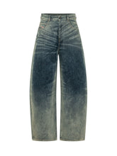 DIESEL - Wide Leg Jeans - Blue - LIDIASHOPPING® - Official Website