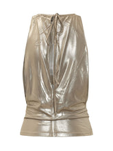 DIESEL - Top Dyvyny con Arricciatura - Oro - LIDIASHOPPING® - Official Website