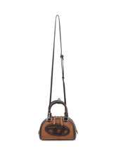 DIESEL - Borsa Dome con Doppi Manici - Marrone - LIDIASHOPPING® - Official Website
