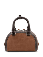 DIESEL - Borsa Dome con Doppi Manici - Marrone - LIDIASHOPPING® - Official Website
