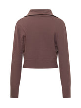 AUTRY - Cropped Jacket with Zip and Side Stripes - Red - LIDIASHOPPING® - Official Website