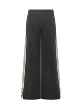 AUTRY - Pantaloni Palazzo con Bande Laterali - Nero - LIDIASHOPPING® - Official Website