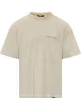 REPRESENT - Reverse Resent T-shirt with Chest Embroidery - Beige - LIDIASHOPPING® - Official Website